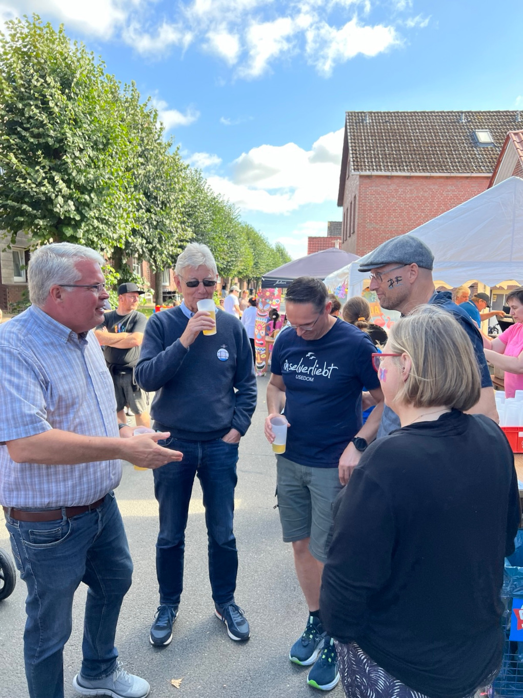 Herr Riel und der Vorstand im Gespräch